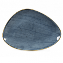 Churchill Stonecast Blueberry Triangle Plate 30.4 x 20.5cm 