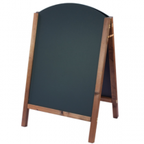 Curved Top Wood Frame Chalkboard Pavement A Board