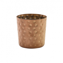 Copper Vintage Steel Hammered Serving Cup 8.5 x 8.5cm