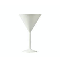 Elite Premium Polycarbonate Martini Glasses White 9oz / 260ml