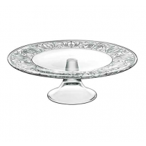 Glass Burano Footed Cake Stand 33cm