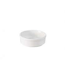 Genware Porcelain Round White Dishes 10cm