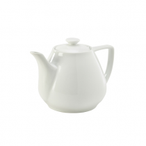 Genware Porcelain Contemporary Teapot 92cl / 32oz