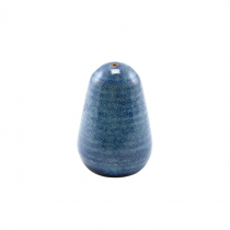Terra Porcelain Aqua Blue Salt Shaker 