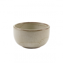 Terra Porcelain Grey Round Bowl 12.5 x 7cm 