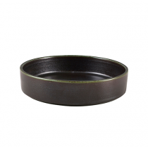 Terra Porcelain Cinder Black Presentation Bowl 18cm