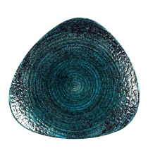 Churchill Studio Prints Homespun Chroma Blue Triangle Plate 10.5inch / 26.5cm