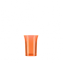 Econ Neon Orange Reusable Polystyrene Shot Glasses CE 25ml