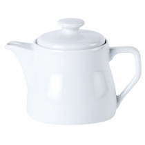 Porcelite White Traditional Style Tea Pot 16oz / 46cl 