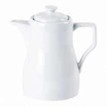 Porcelite White Traditional Style Coffee Pot 11oz / 31cl 