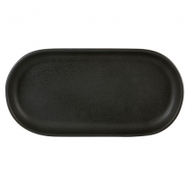 Rustico Carbon Oval Tray 11.75 x 6inch / 30 x 15cm