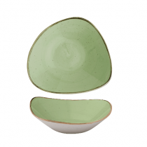 Churchill Stonecast Sage Green Triangle Bowl 9inch / 23.5cm 21oz / 60cl 