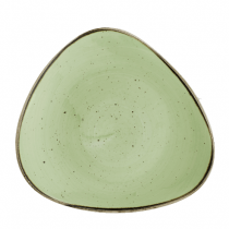 Churchill Stonecast Sage Green Triangle Plate 10.5inch / 26.5cm 
