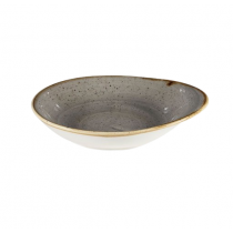 Churchill Stonecast Peppercorn Grey Round Dish 16 x 14.5cm