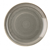 Churchill Stonecast Peppercorn Grey Coupe Plate 28.8cm