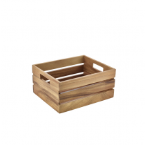 Genware Acacia Wood GN 1/2 Box/Riser 