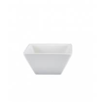 Genware Porcelain Square Bowl 12.8cm