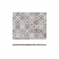 Grey Marrakesh Melamine GN1/2 Slab 32.5 x 26.5cm