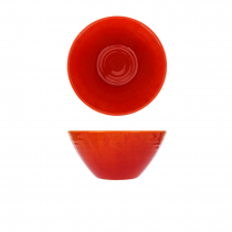 Orange Glazed Casablanca Melamine Bowl 20.5 x 9.5cm