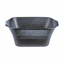 Porcelite Cast Iron Effect Square Bowl 14.3 x 12.5 x 5.6cm