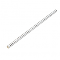Paper Silver Cocktail Straw 5.5Inch 
