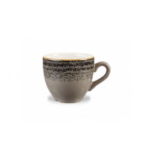 Churchill Studio Prints Homespun Espresso Cup Charcoal Black 10cl / 3.5oz