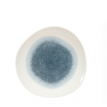 Churchill Studio Prints Raku Organic Round Plate Topaz Blue 28.6cm