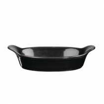 Churchill Cookware Oval Eared Dish Black 23.2 x 12.5cm 
