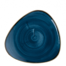 Churchill Stonecast Java Blue Triangle Plate 9inch / 22.9cm