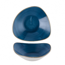 Churchill Stonecast Java Blue Triangle Bowl 9.25inch / 23.5cm