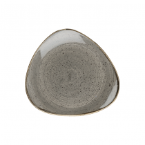 Churchill Stonecast Peppercorn Grey Triangle Plate 31.1cm