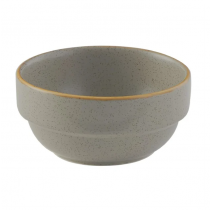 Churchill Stonecast Peppercorn Grey Stacking Bowl 36cl / 12.7oz