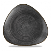 Churchill Stonecast Raw Black Triangle Plate 26.5cm 