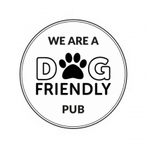 We are a Dog Friendly Pub Sticker 
