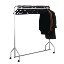 Metal Garment Rail with Hangers