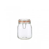 Large Glass Terrine Jar 1L