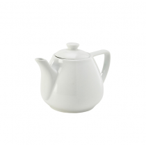 Genware Porcelain Contemporary Teapot 45cl / 16oz