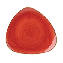 Churchill Stonecast Berry Red Triangle Plate 26.5cm 
