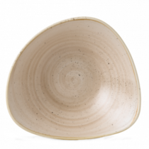 Churchill Stonecast Nutmeg Cream Triangle Bowl 18.5cm 