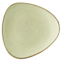Churchill Stonecast Raw Green Triangle Plate 26.5cm 