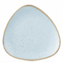 Churchill Stonecast Duck Egg Blue Triangle Plate 26.5cm