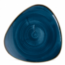 Churchill Stonecast Blueberry Triangle Plate 19.2cm 