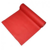 Red Embossed Paper Table Cover Roll 25m