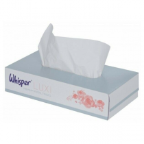 Whisper Facial Tissue Box