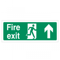 Fire Exit Sign Up Arrow 