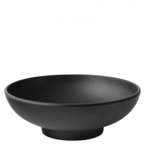 Black Spirit Melamine Footed Bowls 23cm