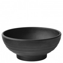 Black Spirit Melamine Footed Bowls 19cm