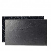Melamine Slate / Granite Effect Reversible Platters 53 x 32cm
