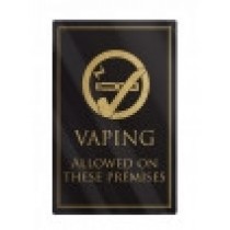 Vaping Allowed On These Premises Notice