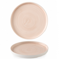 Churchill Stonecast Canvas Coral Chefs Walled Plate 15.7cm